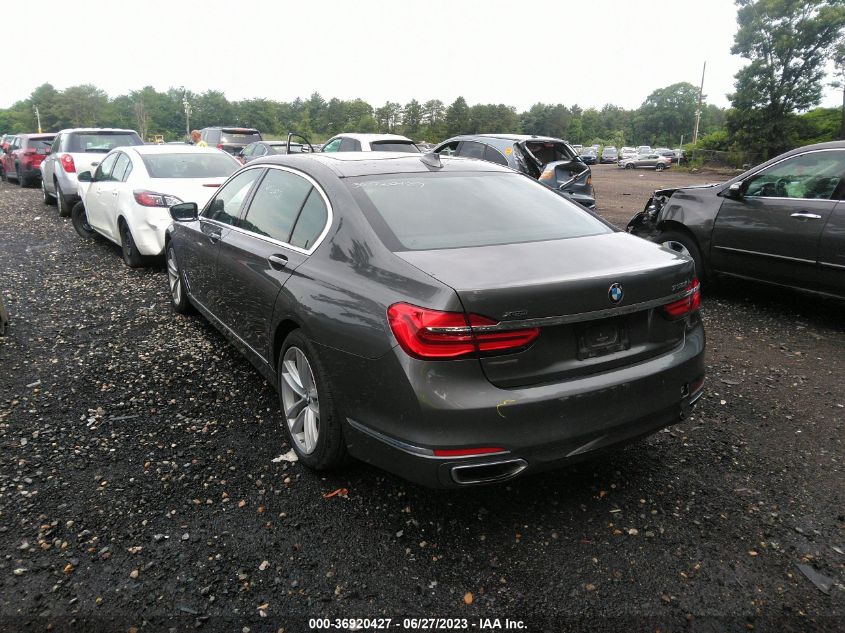 2016 BMW 7 SERIES 750I XDRIVE - WBA7F2C54GG417426