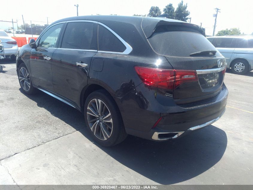 2020 ACURA MDX W/TECHNOLOGY PKG - 5J8YD3H56LL012702