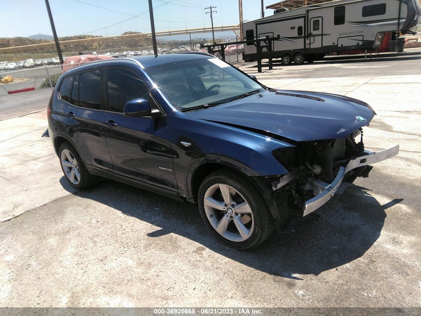VIN 5UXWZ7C50H0T44325 2017 BMW X3 SDRIVE28I
