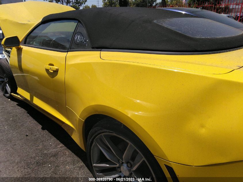2018 CHEVROLET CAMARO 1LT - 1G1FB3DS6J0124561