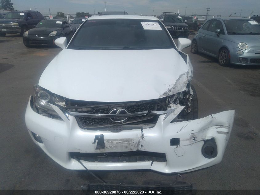 2013 LEXUS CT 200H HYBRID - JTHKD5BH2D2170754