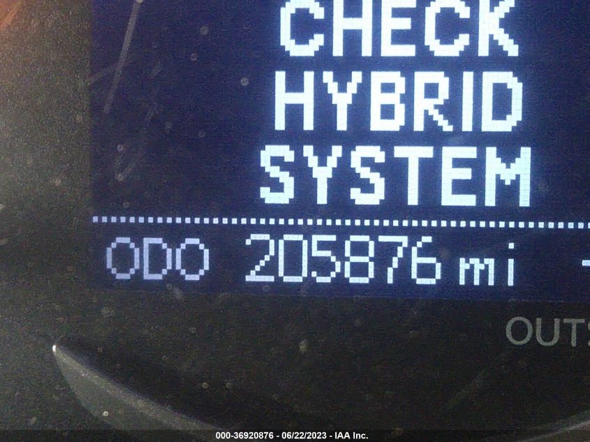 2013 LEXUS CT 200H HYBRID - JTHKD5BH2D2170754