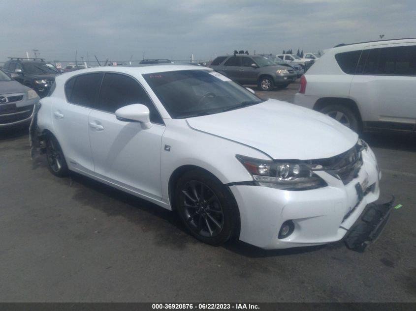 2013 LEXUS CT 200H HYBRID - JTHKD5BH2D2170754