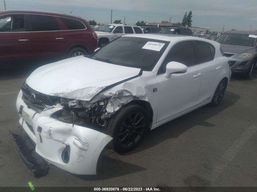 2013 LEXUS CT 200H HYBRID - JTHKD5BH2D2170754