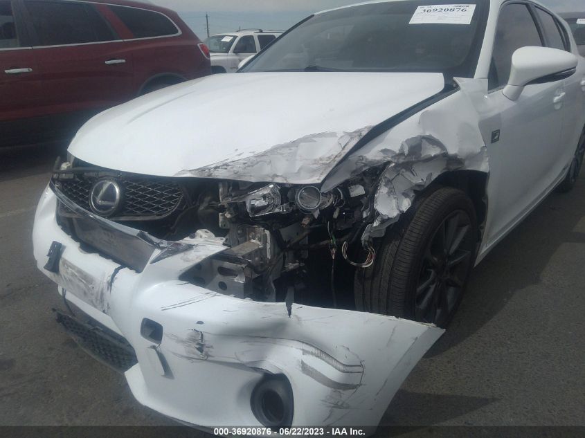 2013 LEXUS CT 200H HYBRID - JTHKD5BH2D2170754
