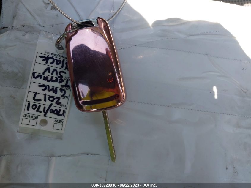 2017 GMC TERRAIN SLE - 2GKALMEK4H6342667