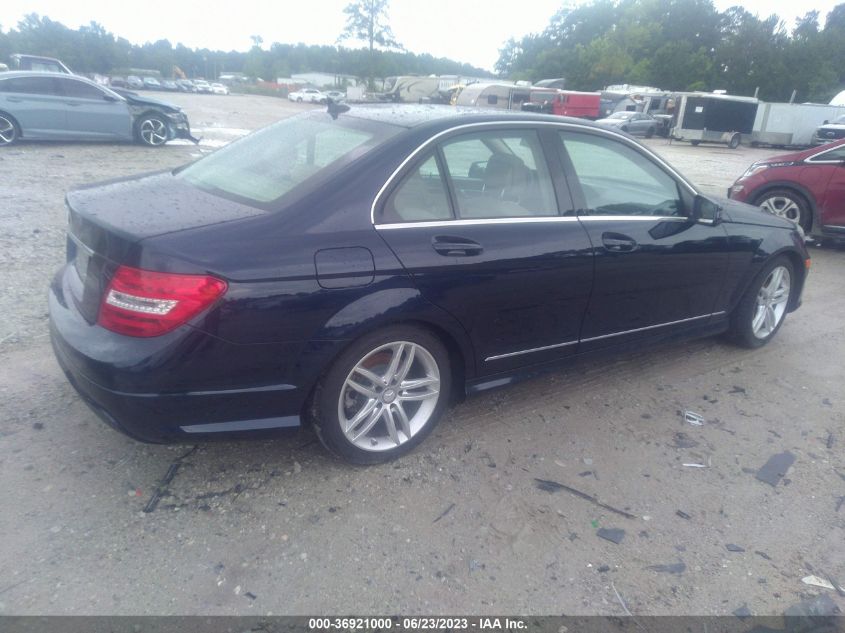 2013 MERCEDES-BENZ C-CLASS C 250 - WDDGF4HB9DR269759