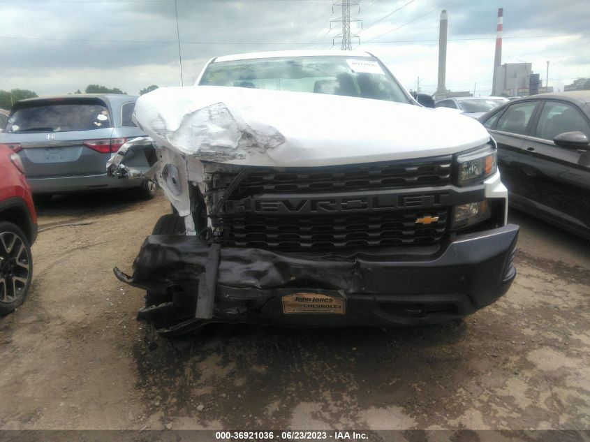 2020 CHEVROLET SILVERADO 1500 WORK TRUCK - 1GCUYAEF6LZ116977