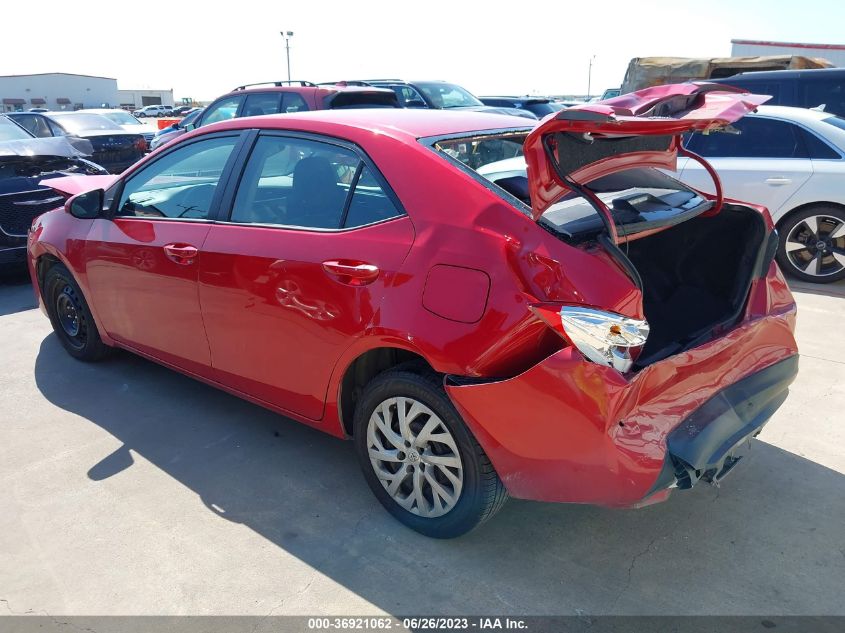 2018 TOYOTA COROLLA L/LE/XLE/SE/XSE - 2T1BURHE9JC107931