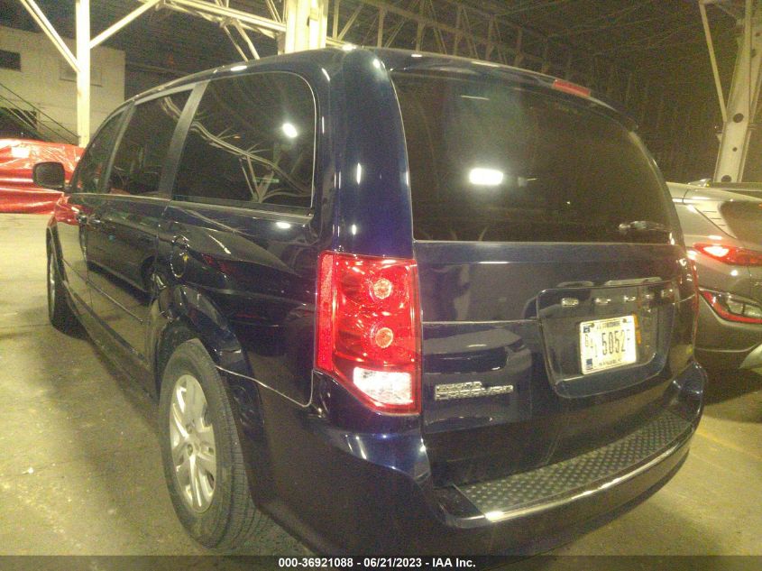 2016 DODGE GRAND CARAVAN SE - 2C4RDGBG8GR122717