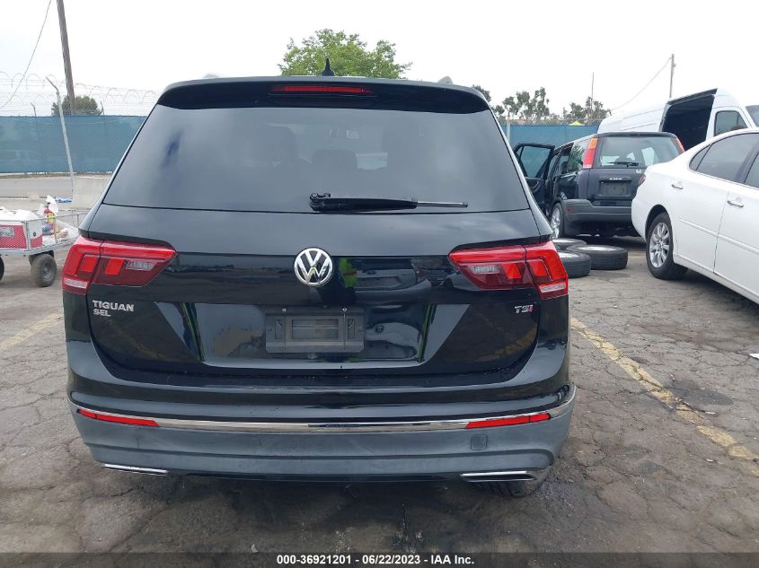 2018 VOLKSWAGEN TIGUAN SEL/SE - 3VV3B7AX4JM016259