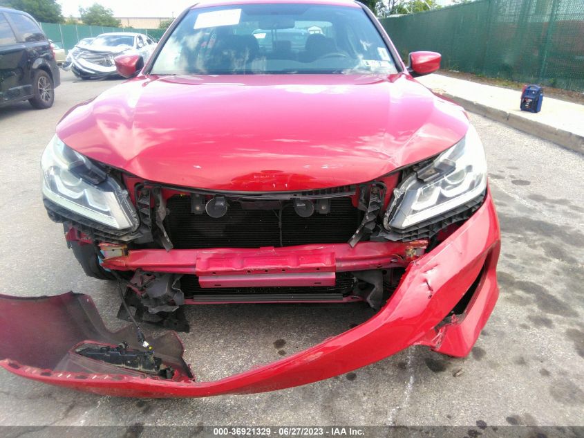 2016 HONDA ACCORD SEDAN SPORT - 1HGCR2F56GA176977