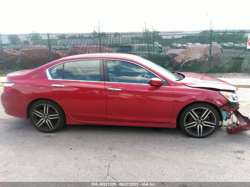 2016 HONDA ACCORD SEDAN SPORT - 1HGCR2F56GA176977