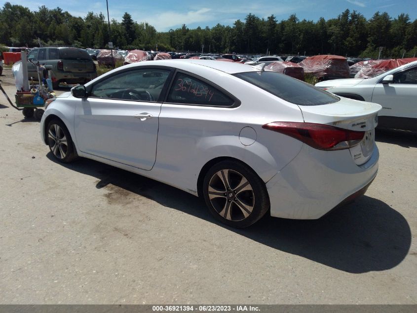 2014 HYUNDAI ELANTRA COUPE - KMHDH6AH2EU026581