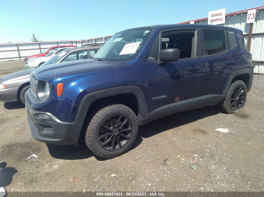 VIN ZACCJBAB6HPE83098 2017 JEEP RENEGADE SPORT