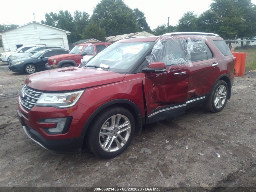 2017 FORD EXPLORER LIMITED - 1FM5K7F88HGD77213