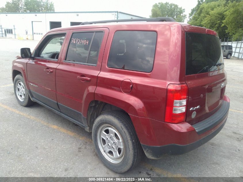 2015 JEEP PATRIOT SPORT - 1C4NJRBB3FD416776
