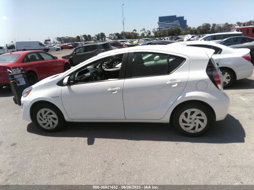 2016 TOYOTA PRIUS C ONE/TWO/THREE/FOUR - JTDKDTB38G1123426