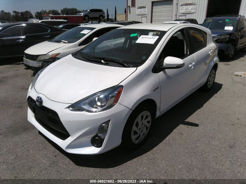 2016 TOYOTA PRIUS C ONE/TWO/THREE/FOUR - JTDKDTB38G1123426