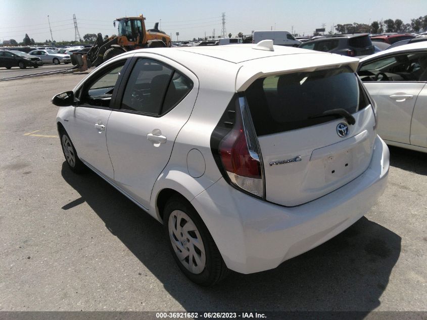 2016 TOYOTA PRIUS C ONE/TWO/THREE/FOUR - JTDKDTB38G1123426