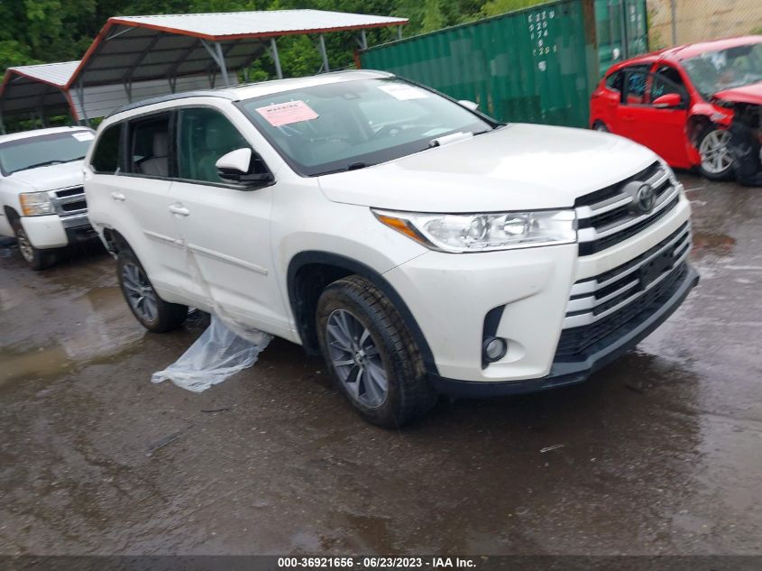 2017 TOYOTA HIGHLANDER XLE - 5TDJZRFH9HS455675