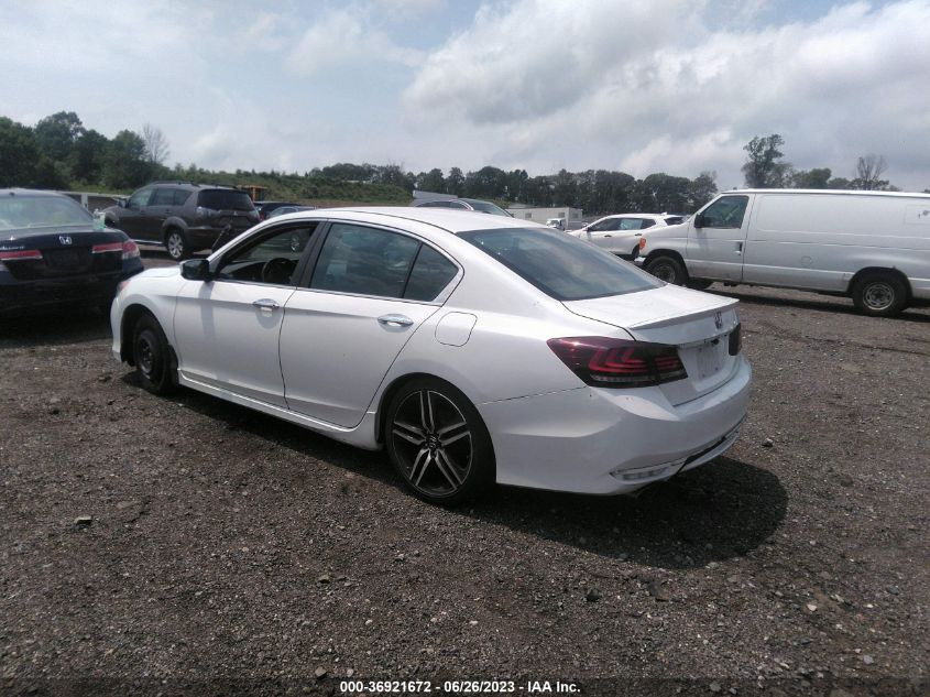 2017 HONDA ACCORD SEDAN SPORT - 1HGCR2F53HA103471