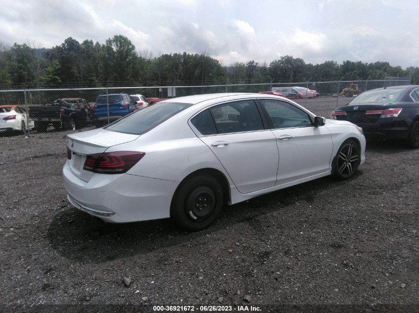 2017 HONDA ACCORD SEDAN SPORT - 1HGCR2F53HA103471