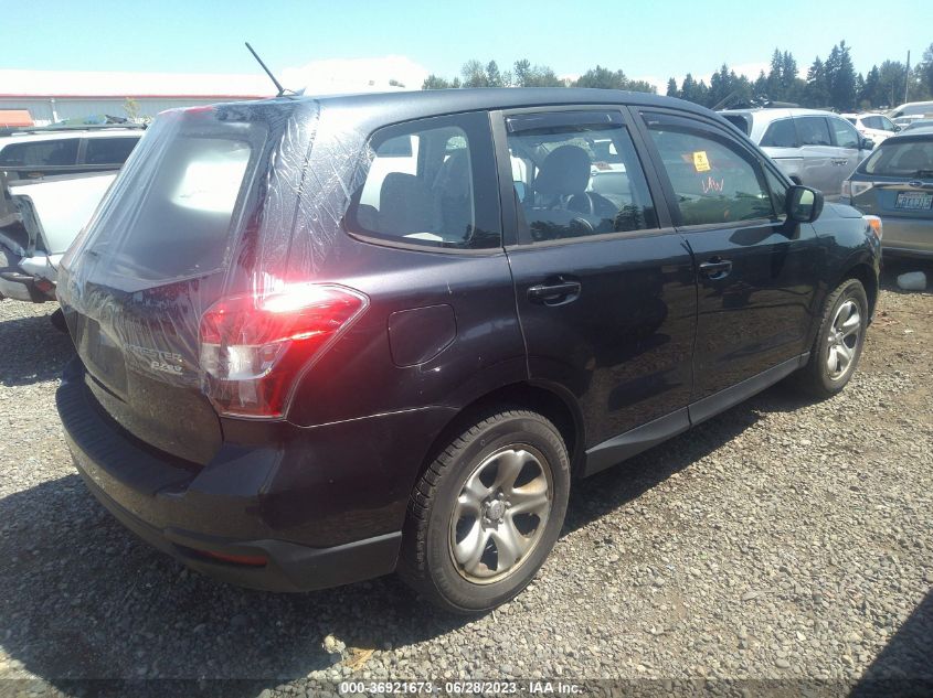 2015 SUBARU FORESTER 2.5I - JF2SJAAC3FG461943