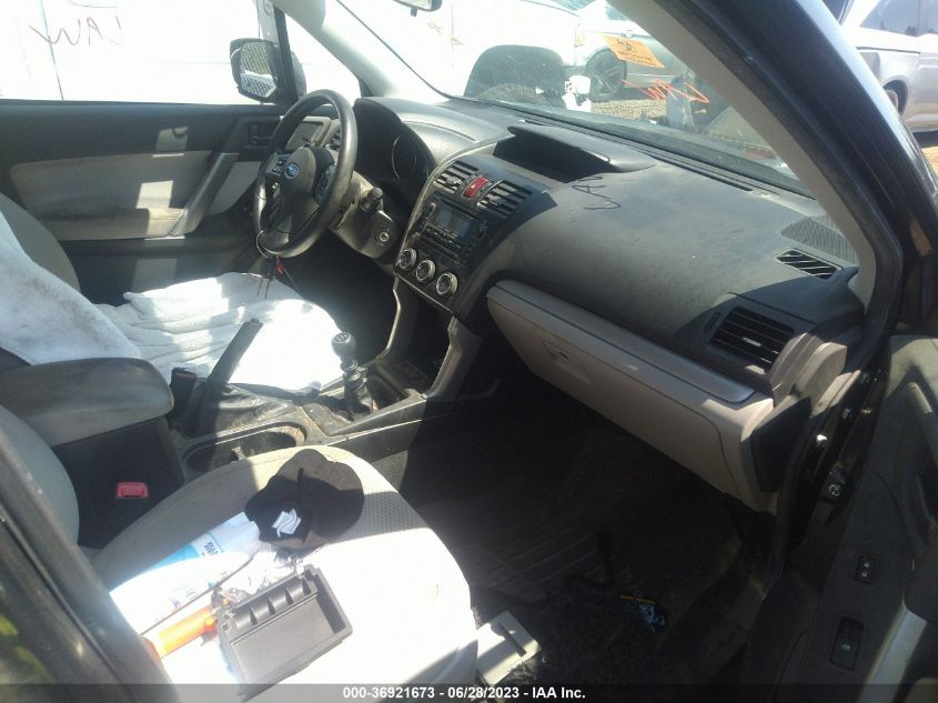 2015 SUBARU FORESTER 2.5I - JF2SJAAC3FG461943