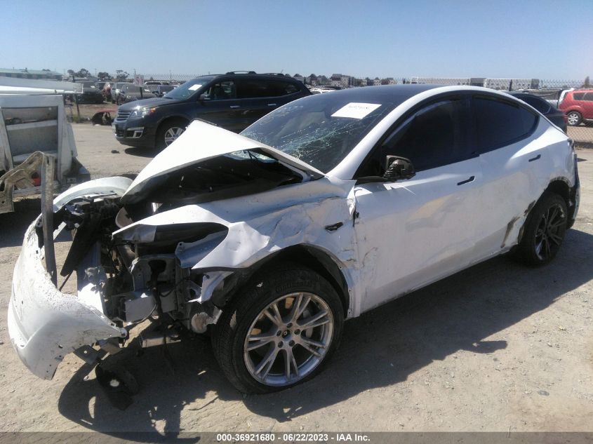 2020 TESLA MODEL Y LONG RANGE - 5YJYGDEE2LF055629