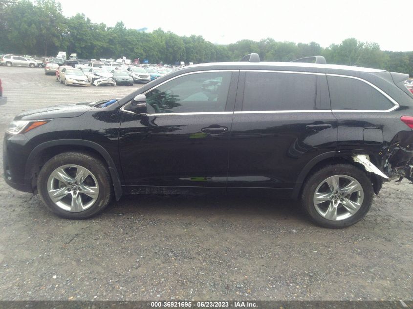 2019 TOYOTA HIGHLANDER LIMITED - 5TDDZRFHXKS707521