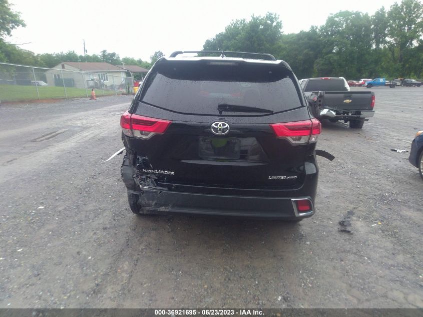 2019 TOYOTA HIGHLANDER LIMITED - 5TDDZRFHXKS707521