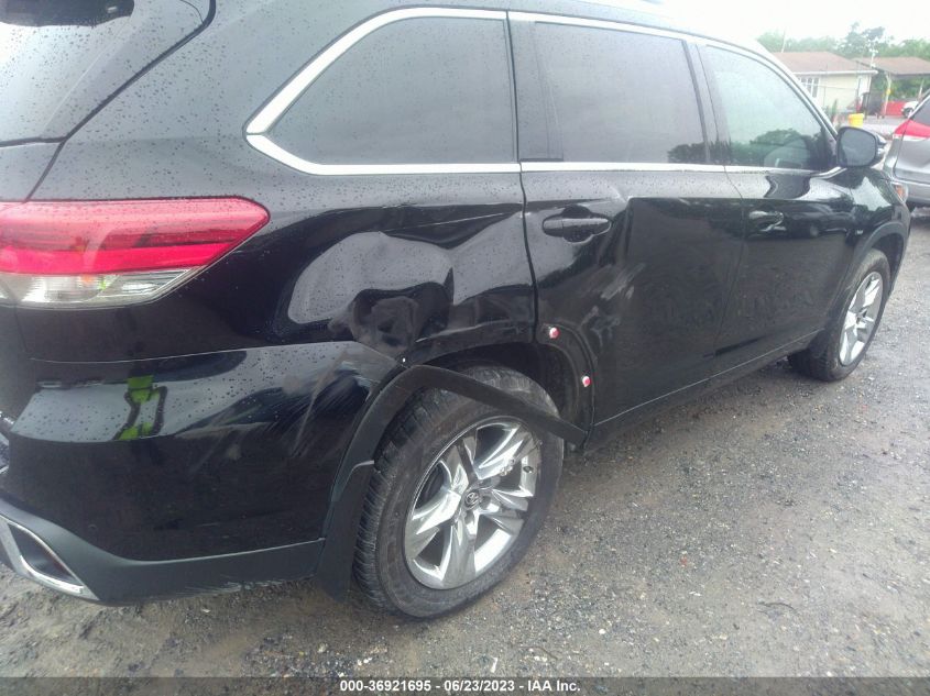 2019 TOYOTA HIGHLANDER LIMITED - 5TDDZRFHXKS707521