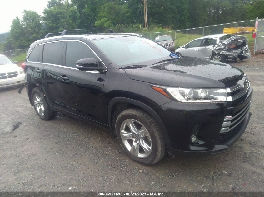 2019 TOYOTA HIGHLANDER LIMITED - 5TDDZRFHXKS707521