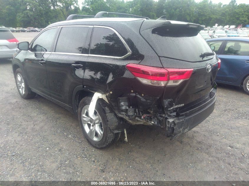 2019 TOYOTA HIGHLANDER LIMITED - 5TDDZRFHXKS707521