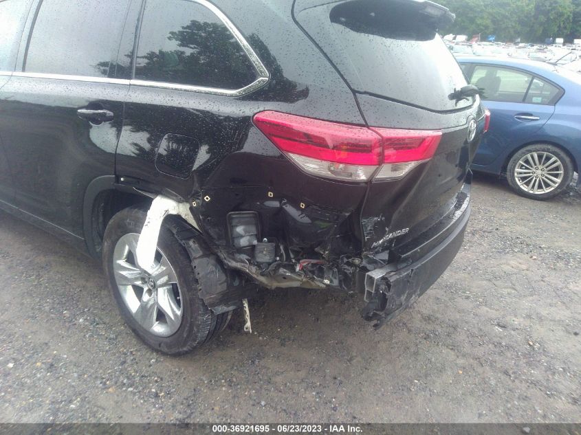 2019 TOYOTA HIGHLANDER LIMITED - 5TDDZRFHXKS707521