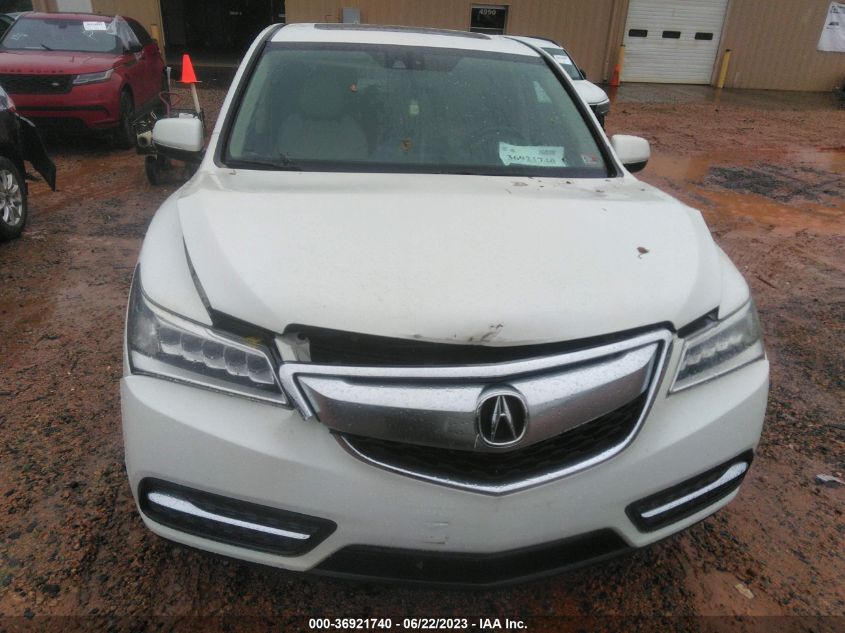 2014 ACURA MDX TECH PKG - 5FRYD3H45EB008912