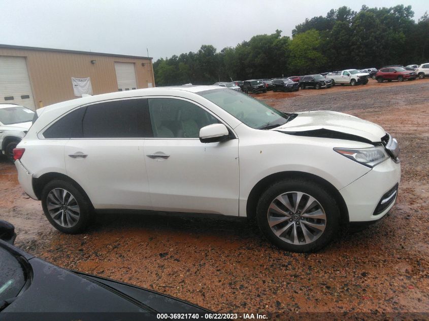 2014 ACURA MDX TECH PKG - 5FRYD3H45EB008912