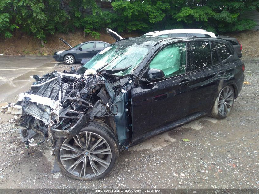 2022 BMW X3 XDRIVE30I - 5UX53DP02N9L97738
