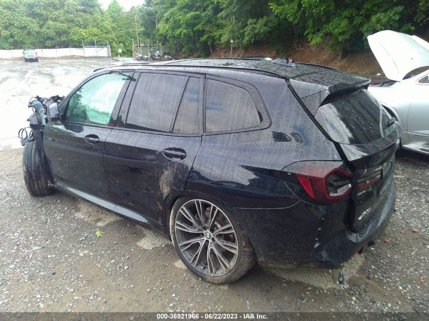 2022 BMW X3 XDRIVE30I - 5UX53DP02N9L97738