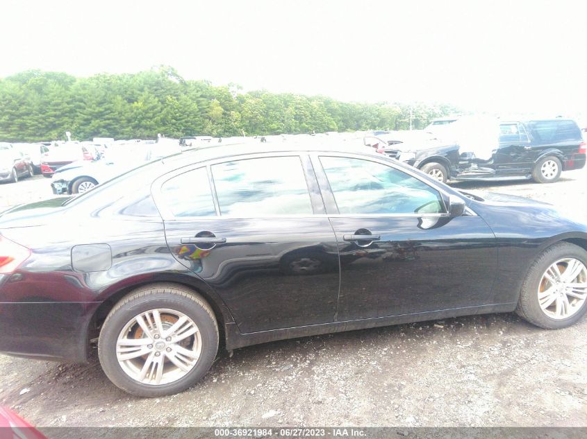 2013 INFINITI G37 SEDAN X JN1CV6AR8DM358821
