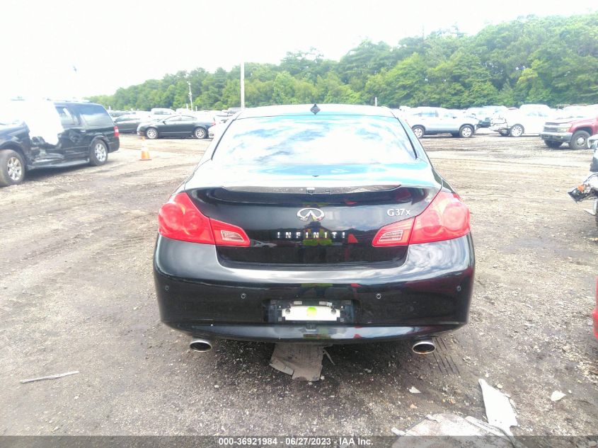 2013 INFINITI G37 SEDAN X JN1CV6AR8DM358821