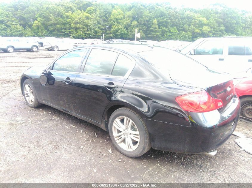 2013 INFINITI G37 SEDAN X JN1CV6AR8DM358821