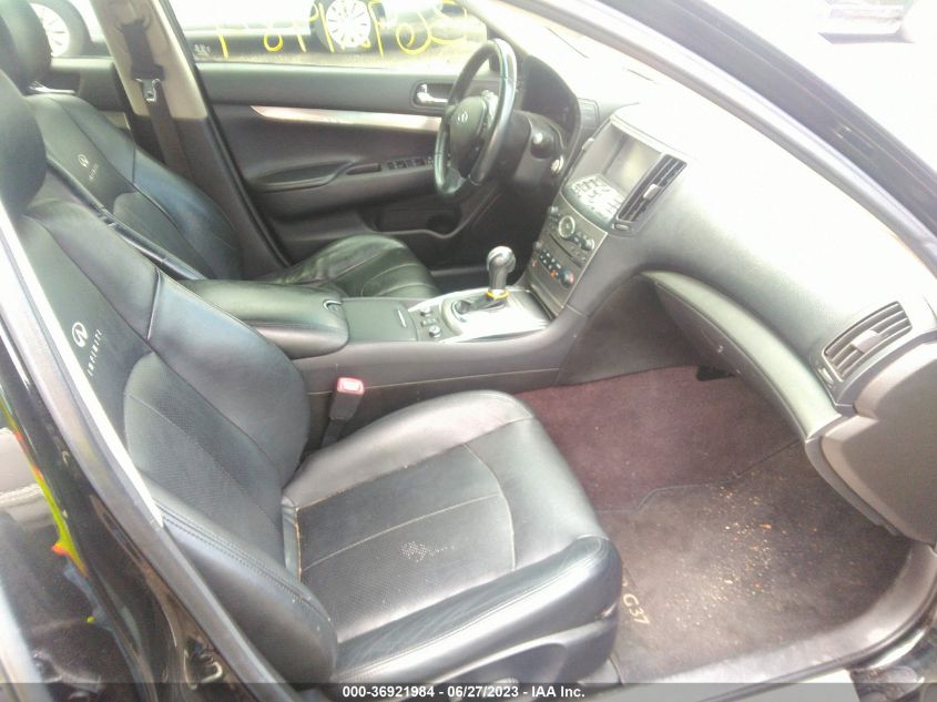 2013 INFINITI G37 SEDAN X JN1CV6AR8DM358821