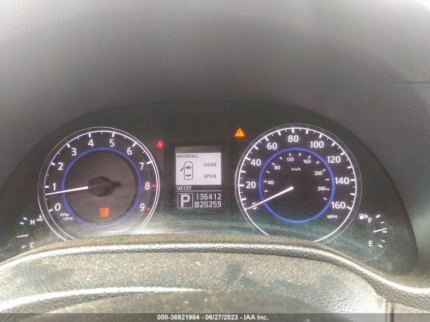2013 INFINITI G37 SEDAN X JN1CV6AR8DM358821