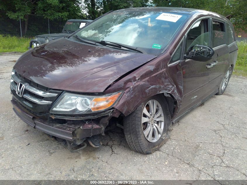 2014 HONDA ODYSSEY EX-L - 5FNRL5H62EB035071