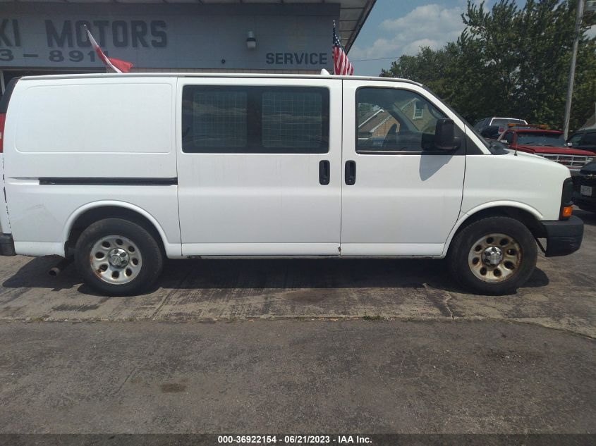 2014 CHEVROLET EXPRESS CARGO VAN - 1GCSGAFX2E1167573