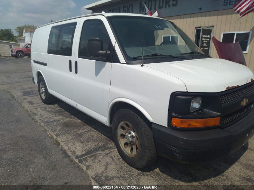 2014 CHEVROLET EXPRESS CARGO VAN - 1GCSGAFX2E1167573