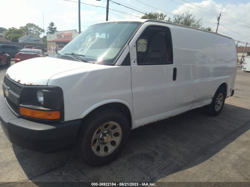 2014 CHEVROLET EXPRESS CARGO VAN - 1GCSGAFX2E1167573