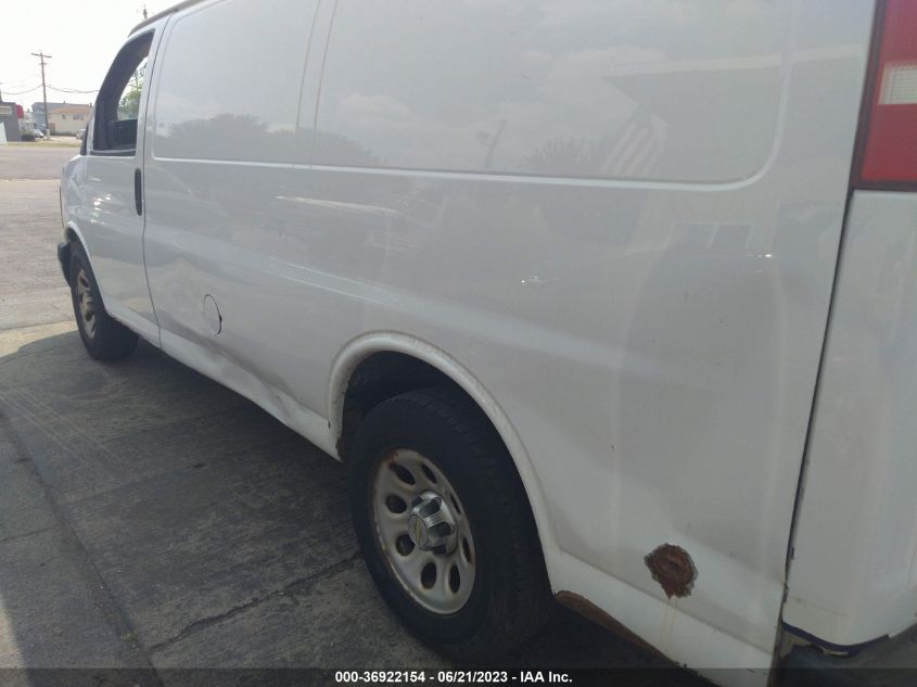 2014 CHEVROLET EXPRESS CARGO VAN - 1GCSGAFX2E1167573